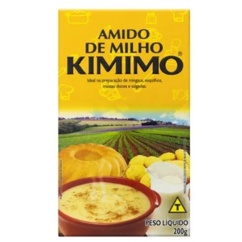 Amido de Milho Kimimo Tradicional - Caixa 200g